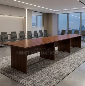 Boardroom Table; 3 M Brown Office Board Meeting Table