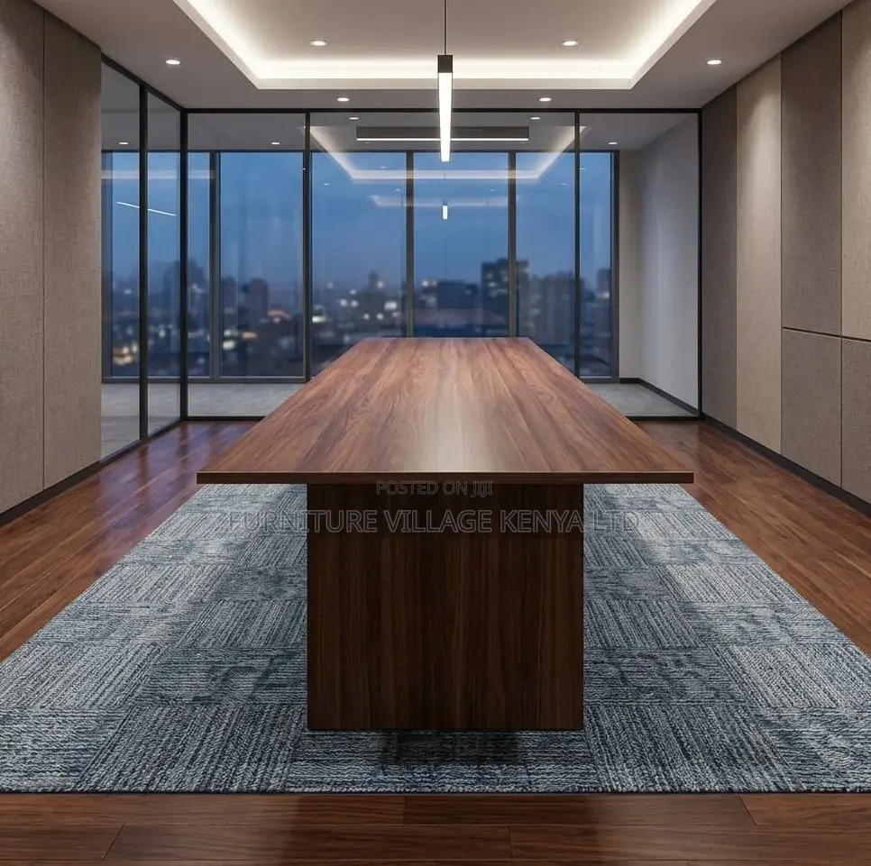 Boardroom Table; 3 M Brown Office Board Meeting Table