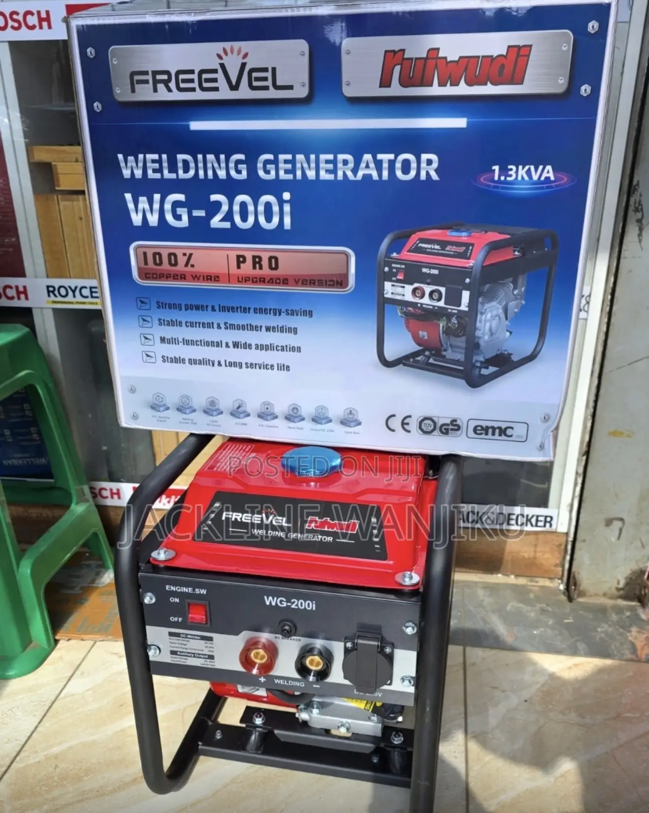 New Freevel Welding Generator Machine 200ah/Portable Welding Generator