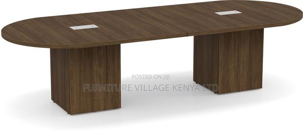 Boardroom Table; 3 M Brown Office Board Meeting Table - thumbnail 7