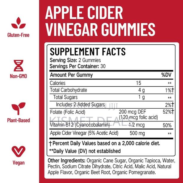 Apple Cider Vinegar Gummies - thumbnail 2