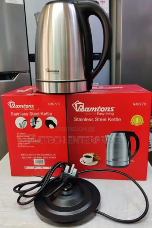 Ramtons Electric Kettle/ Ramtons Electric Stainless Steel Kettle 2.5L