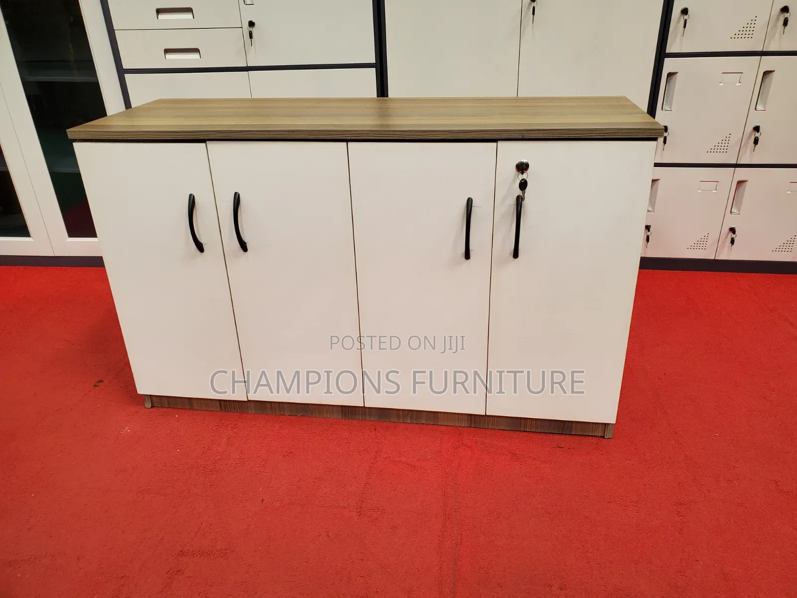 Wooden Storage Credenza Cabinet