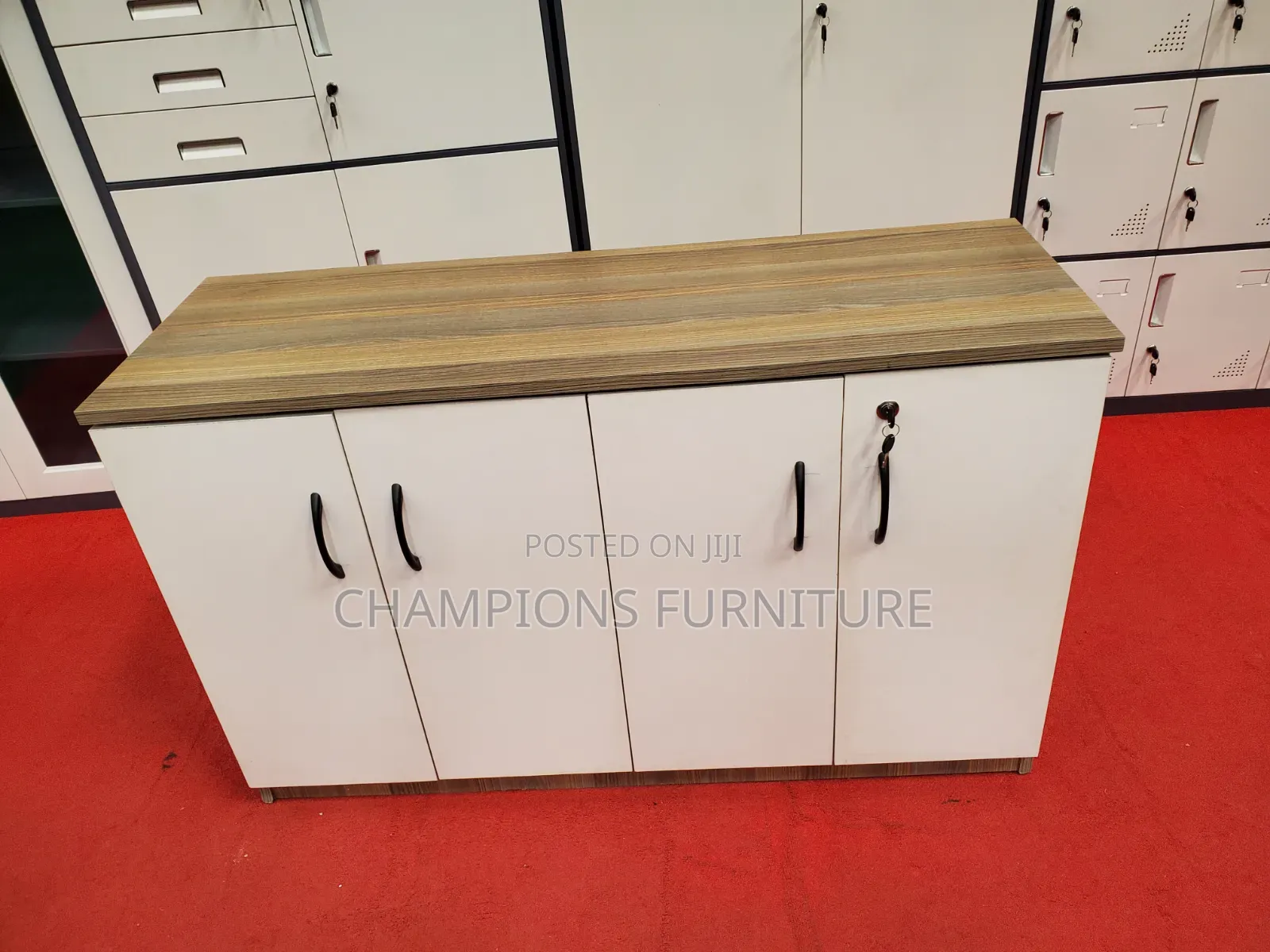 Wooden Storage Credenza Cabinet