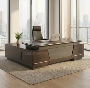 Office Desk: Excutive L-Shaped Desk 240Cm