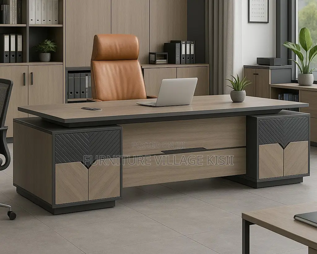 Office Desk: Excutive L-Shaped Desk 240Cm