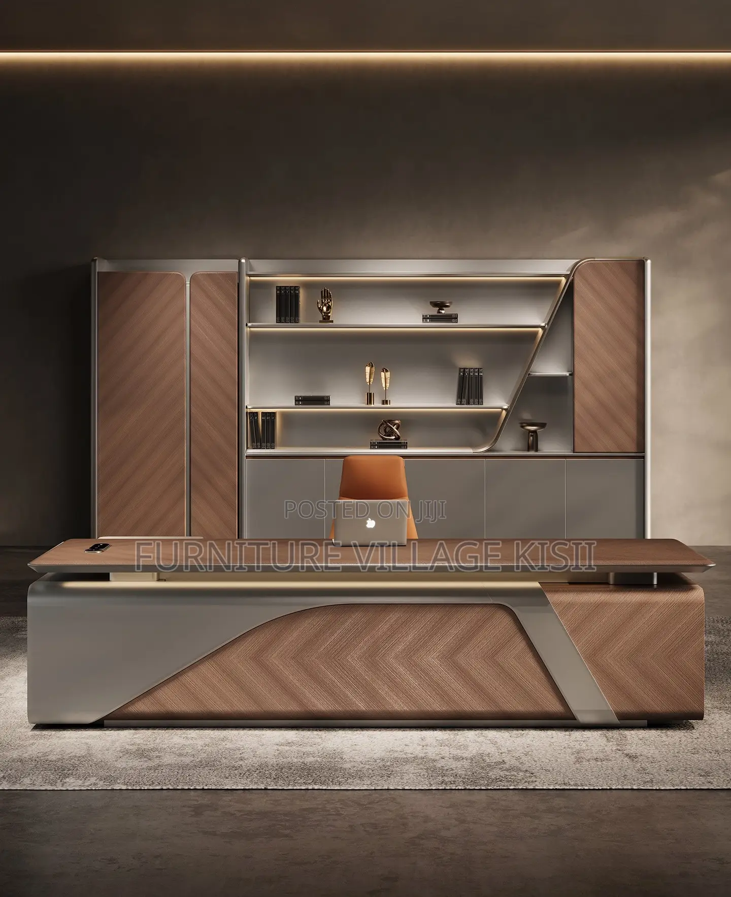 Office Desk: Excutive L-Shaped Desk 240Cm