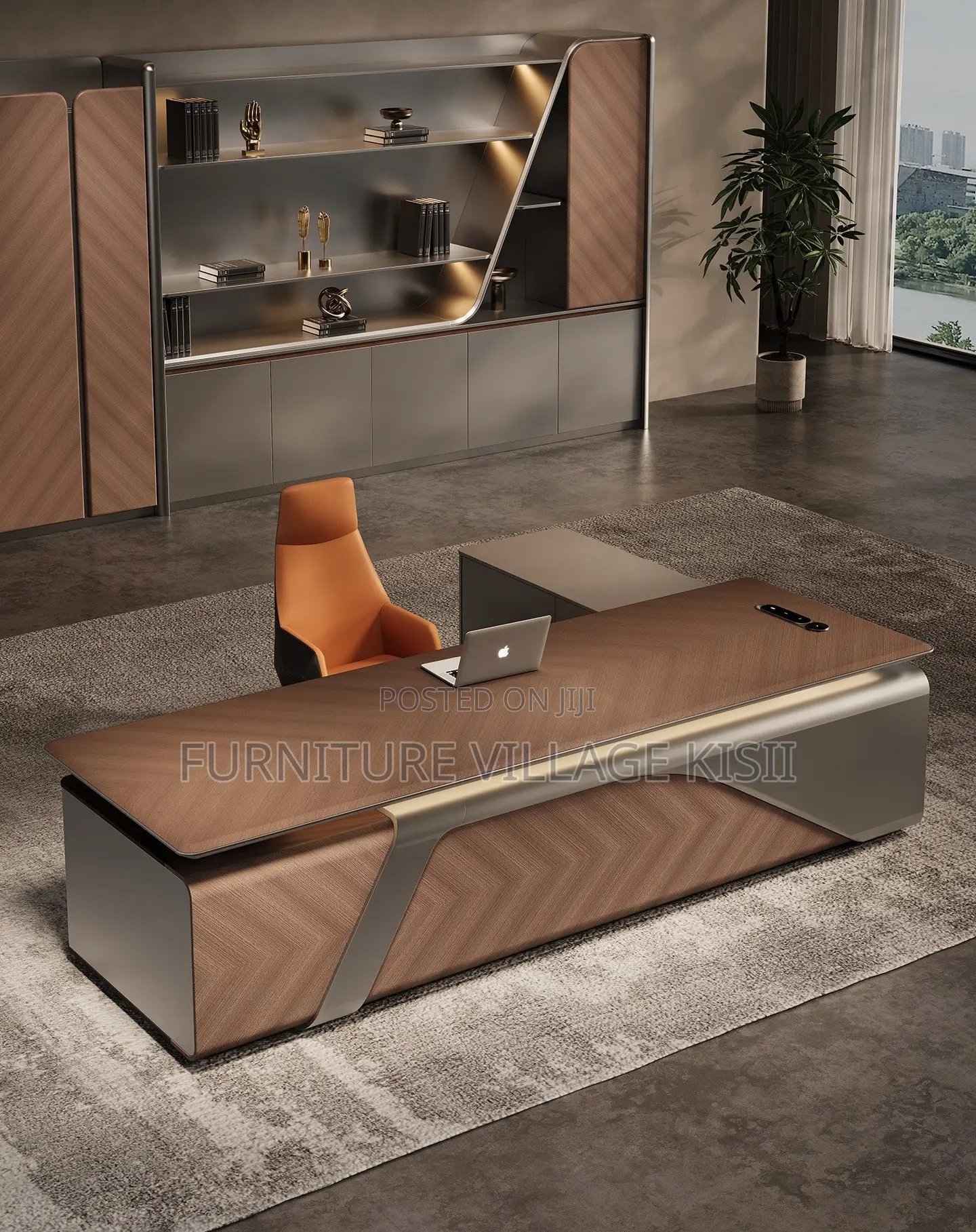 Office Desk: Excutive L-Shaped Desk 240Cm