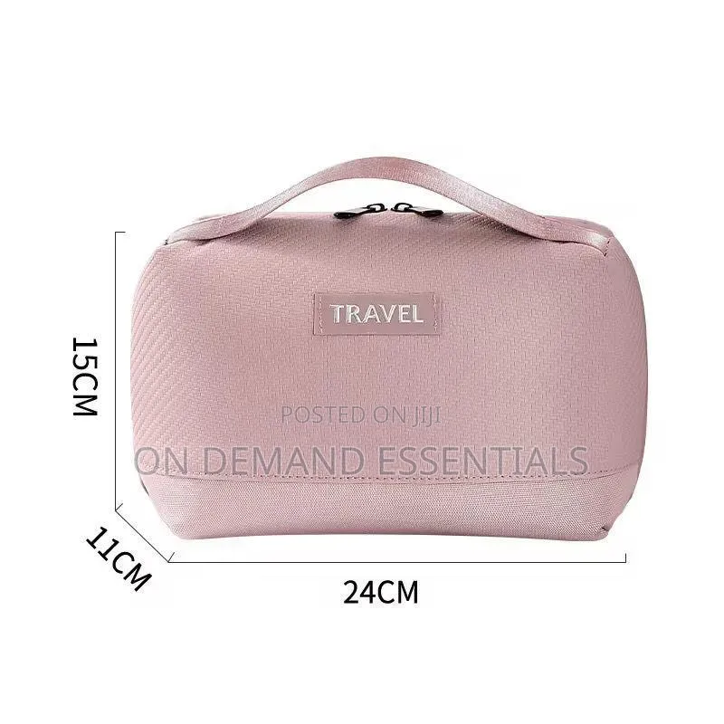 Shiny Matte Make Up Bag/ Cosmetics Bag Colors: Pink