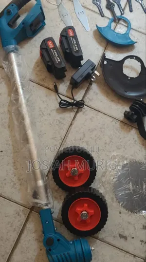 96v Garden Trimmer With One Blade