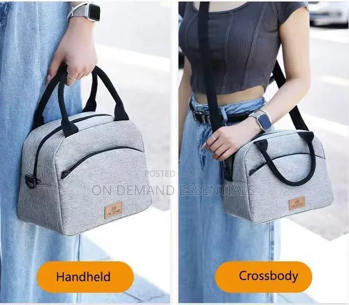 New Half Round Large Capacity Insulation Lunch Bag
