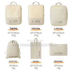 High Quality 6 PCS Set Stylish Luggage Travel Storage Bag