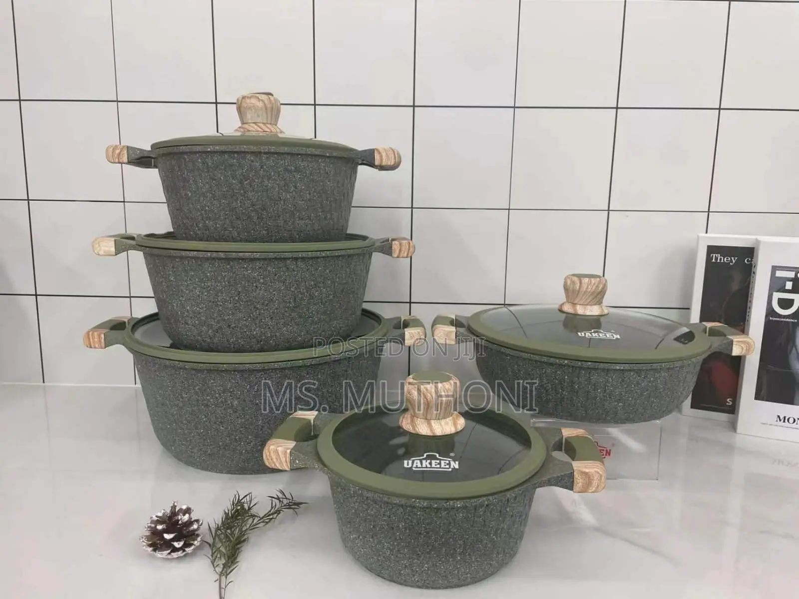 Premium Granite UAKEEN GERMANY Quality Cookware Set