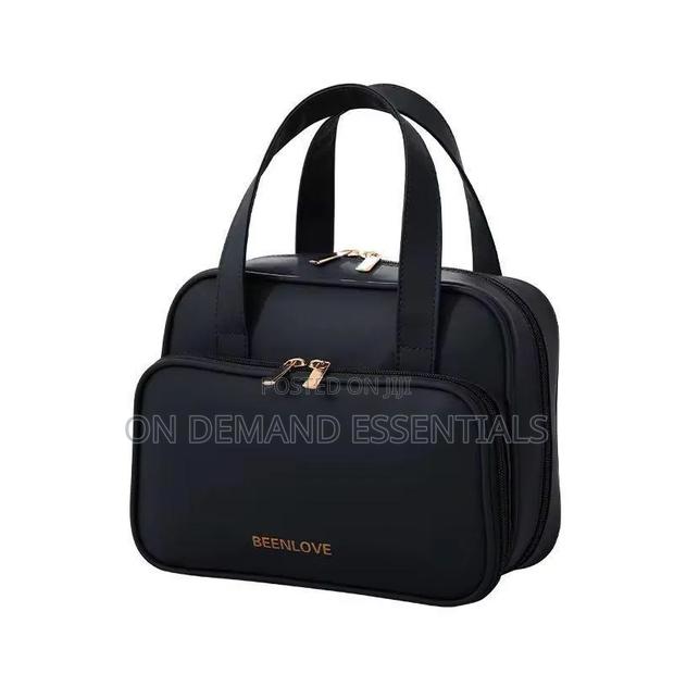 Large Capacity PU Cosmetics Bag/ Multi Pocket Travel / Make Up Bag - thumbnail 5
