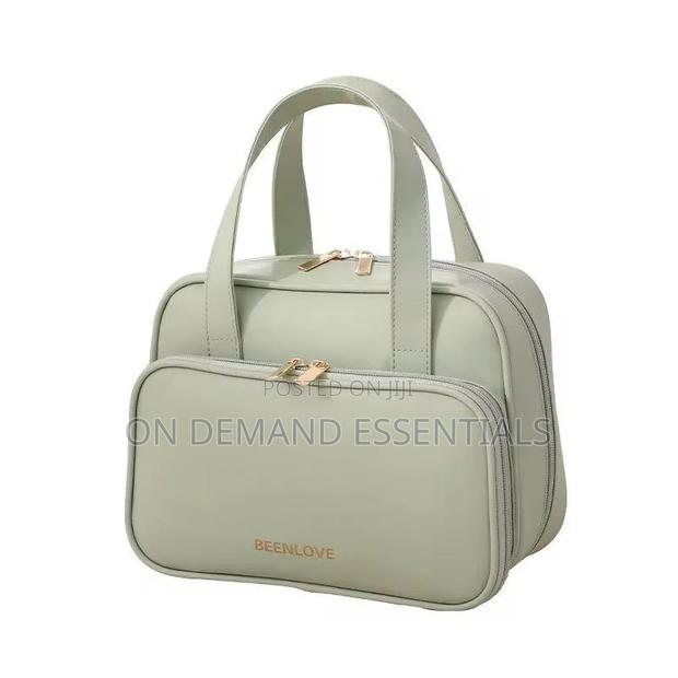 Large Capacity PU Cosmetics Bag/ Multi Pocket Travel / Make Up Bag - thumbnail 7