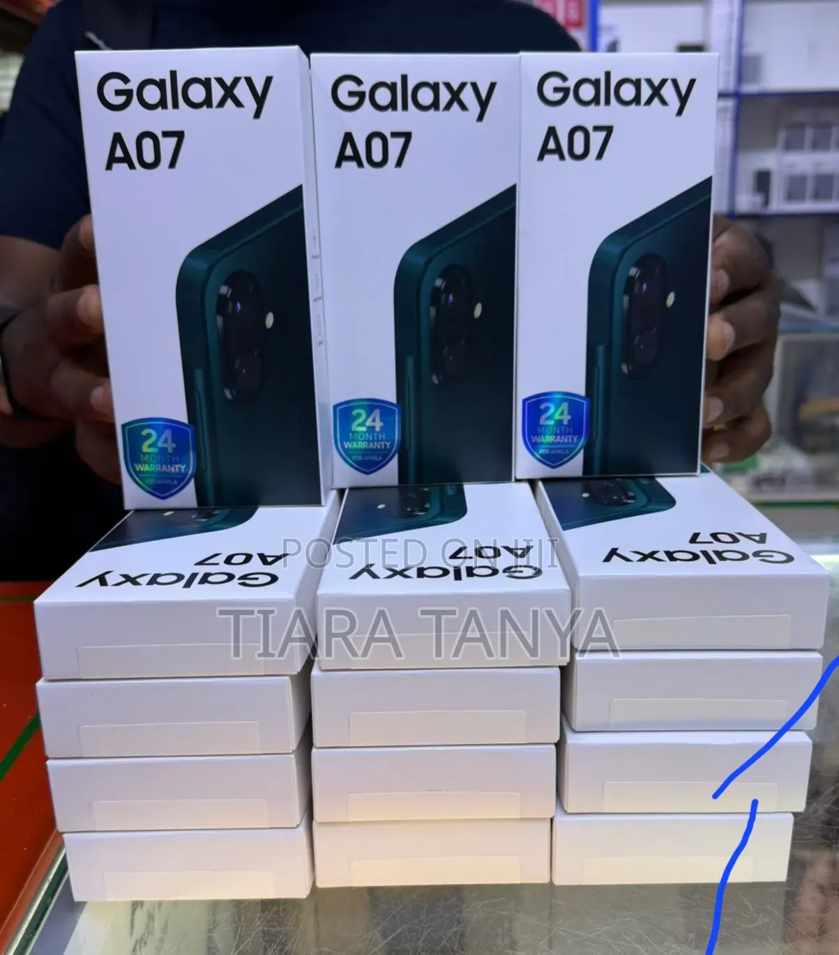 New Samsung Galaxy A07 4G 128 GB Blue
