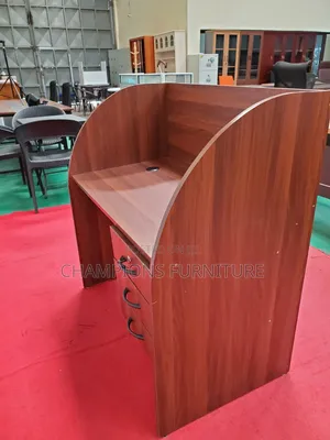 Wooden Privacy Workstation Desk