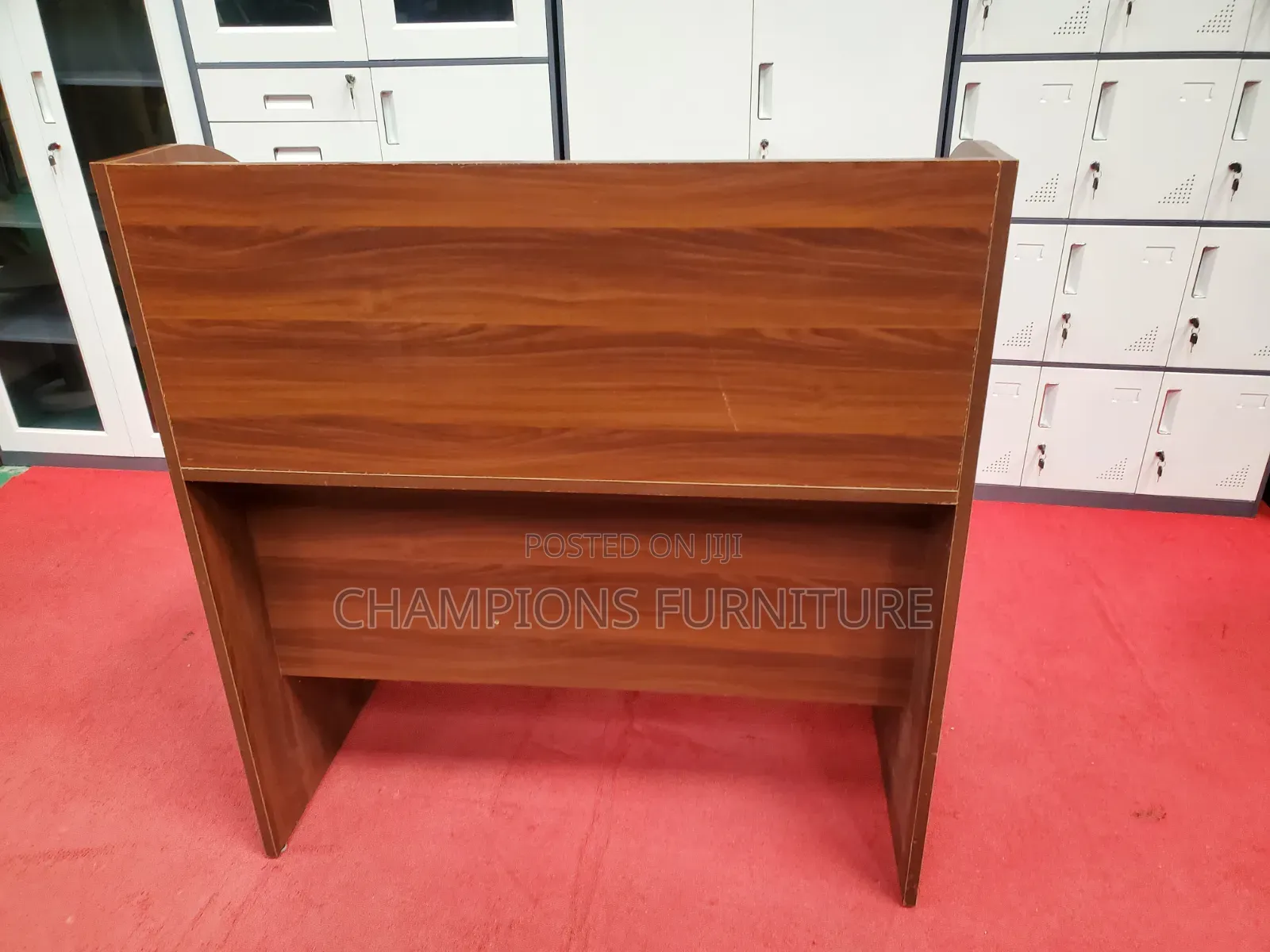 Wooden Privacy Workstation Desk