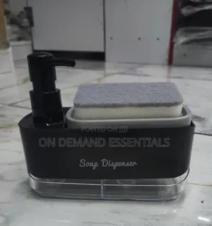 Soap Pump With Sponge Holder -In