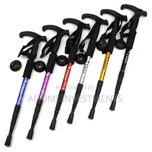 Adjustable,antishock T-Handle Trekkingpoles Lightweight Aluminum Alloy