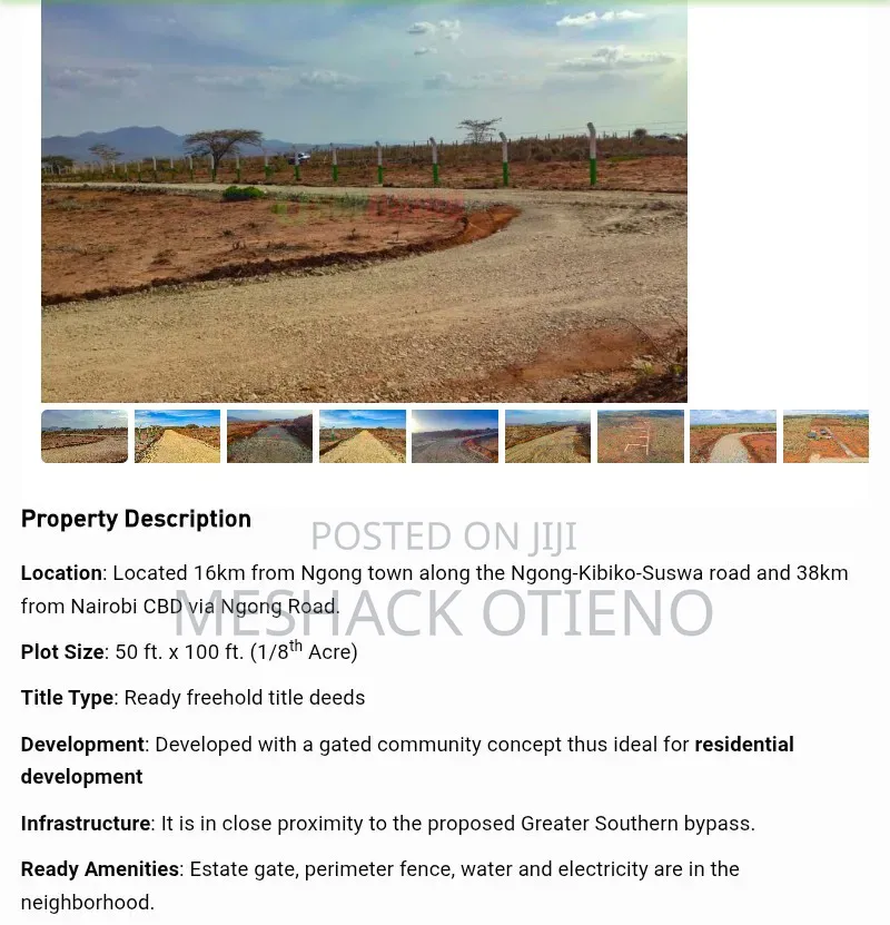 50 *100 Plot for Sale