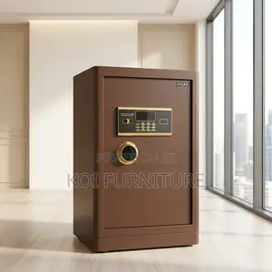 Office Safe : Heavy-Duty Brown Digital Fireproof Office Safe