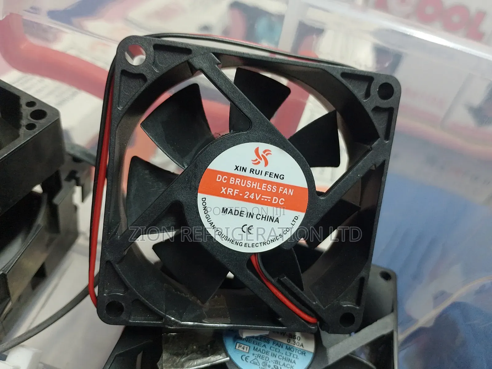 DC Brushless Fan ( 70mm by 70mm by 25mm) DC 24V Cooling Fan