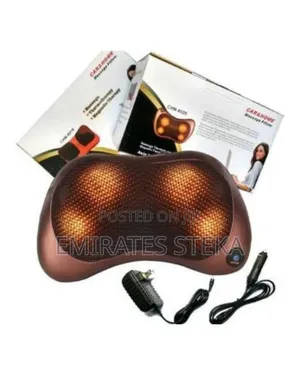 Car Home Heat Massage Pillow Deep Kneading Massager Relax Neck