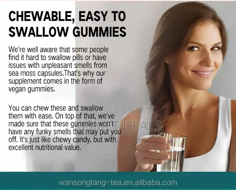 Winstown Seamoss Gummies With Bladderwrack and Burdock Root
