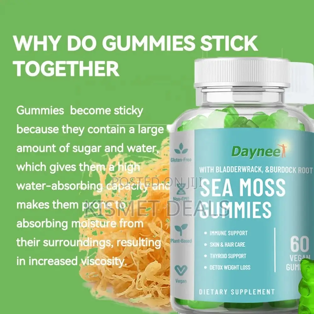 Winstown Seamoss Gummies With Bladderwrack and Burdock Root
