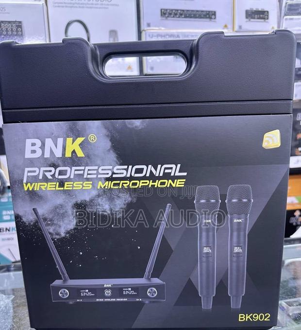 Original BNK BK902 Dual Handheld UHF Wireless Microphone Set (Brand N - main view