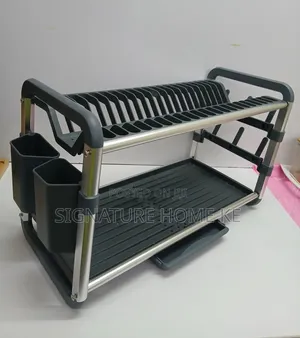 High Quality Aluminum + Plastic Dish Rack