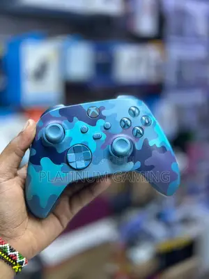 Gray Camouflage Xbox Wireless Controller Used