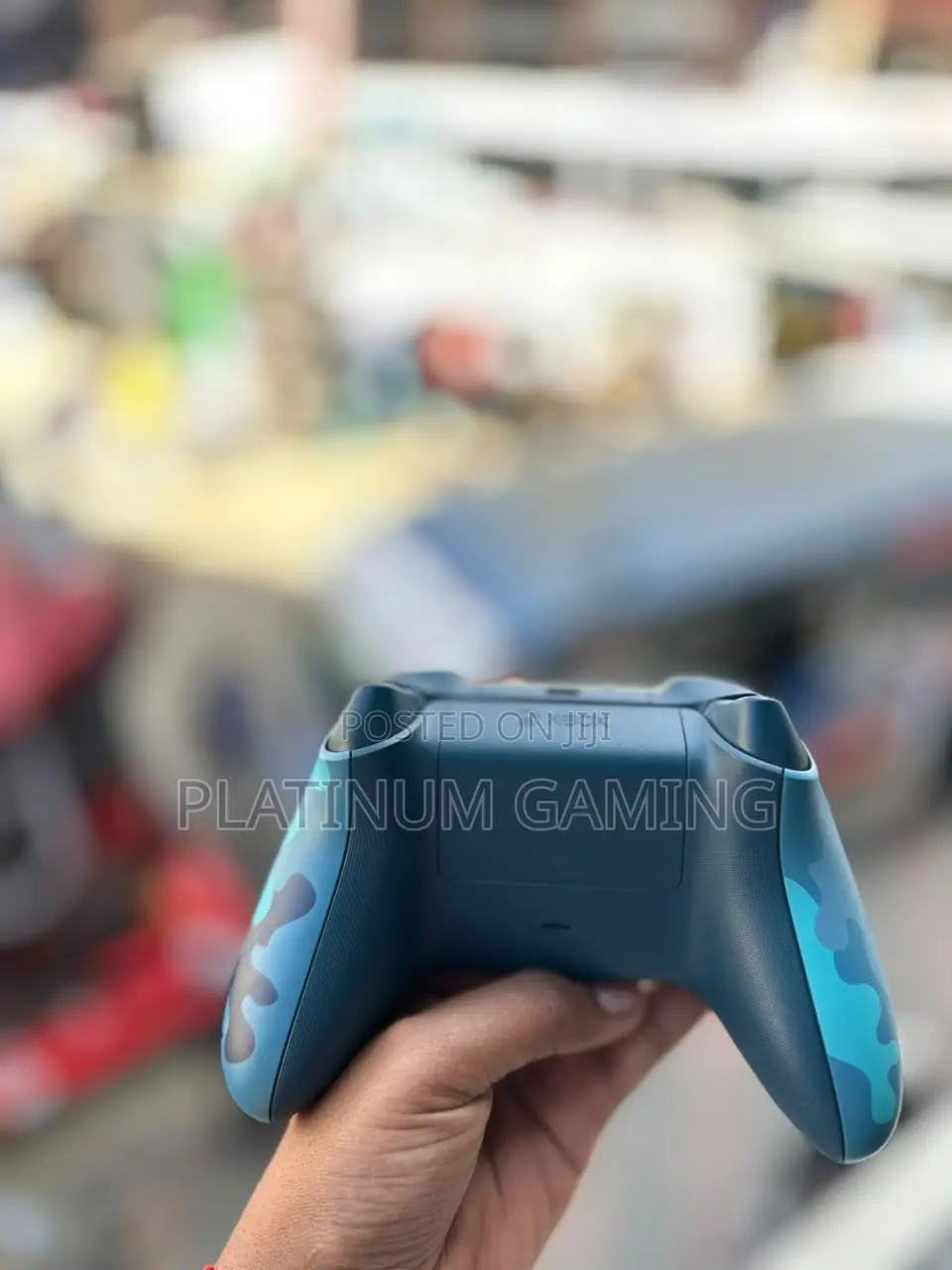 Gray Camouflage Xbox Wireless Controller Used