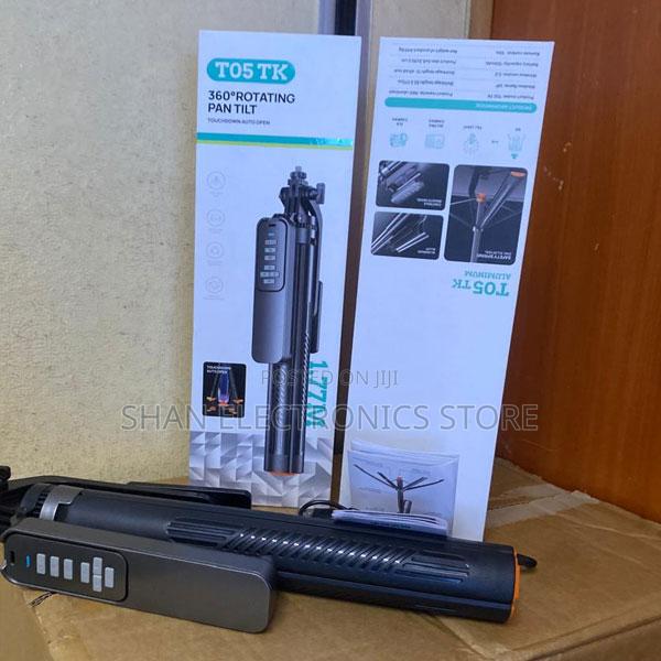 Portable 360° Rotating Pan-Tilt T05 Tk Selfie Stick Tripod - main view