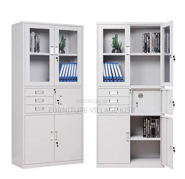 Office Cabinets: 2-Door File Cabinet With Safe