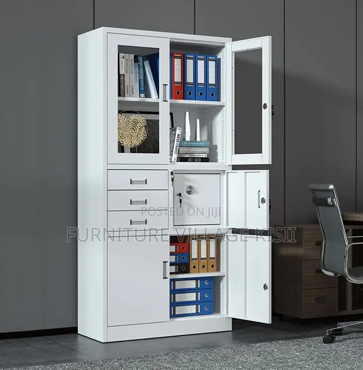 Office Cabinets: 2-Door File Cabinet With Safe