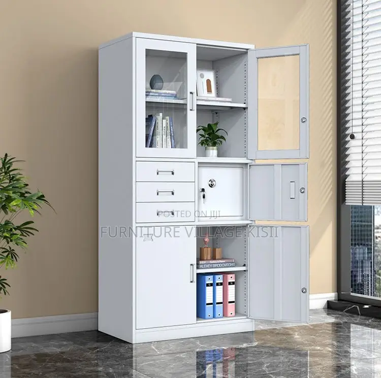 Office Cabinets: 2-Door File Cabinet With Safe
