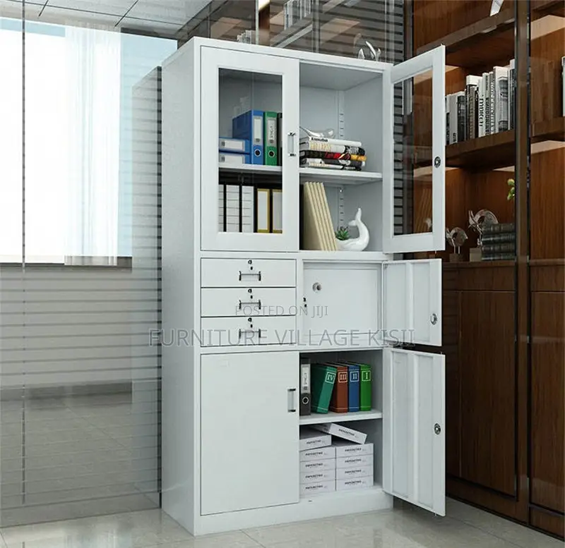 Office Cabinets: 2-Door File Cabinet With Safe