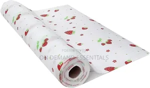Strawberry-Patterned Drawer Liner Mat Size:30 by 500 Cm