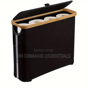 Slim Bathroom Storage Cabinet With Bamboo