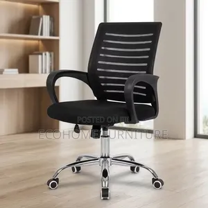 Office Chair Ergonomic Mesh Back Adjustable Swivel Chair
