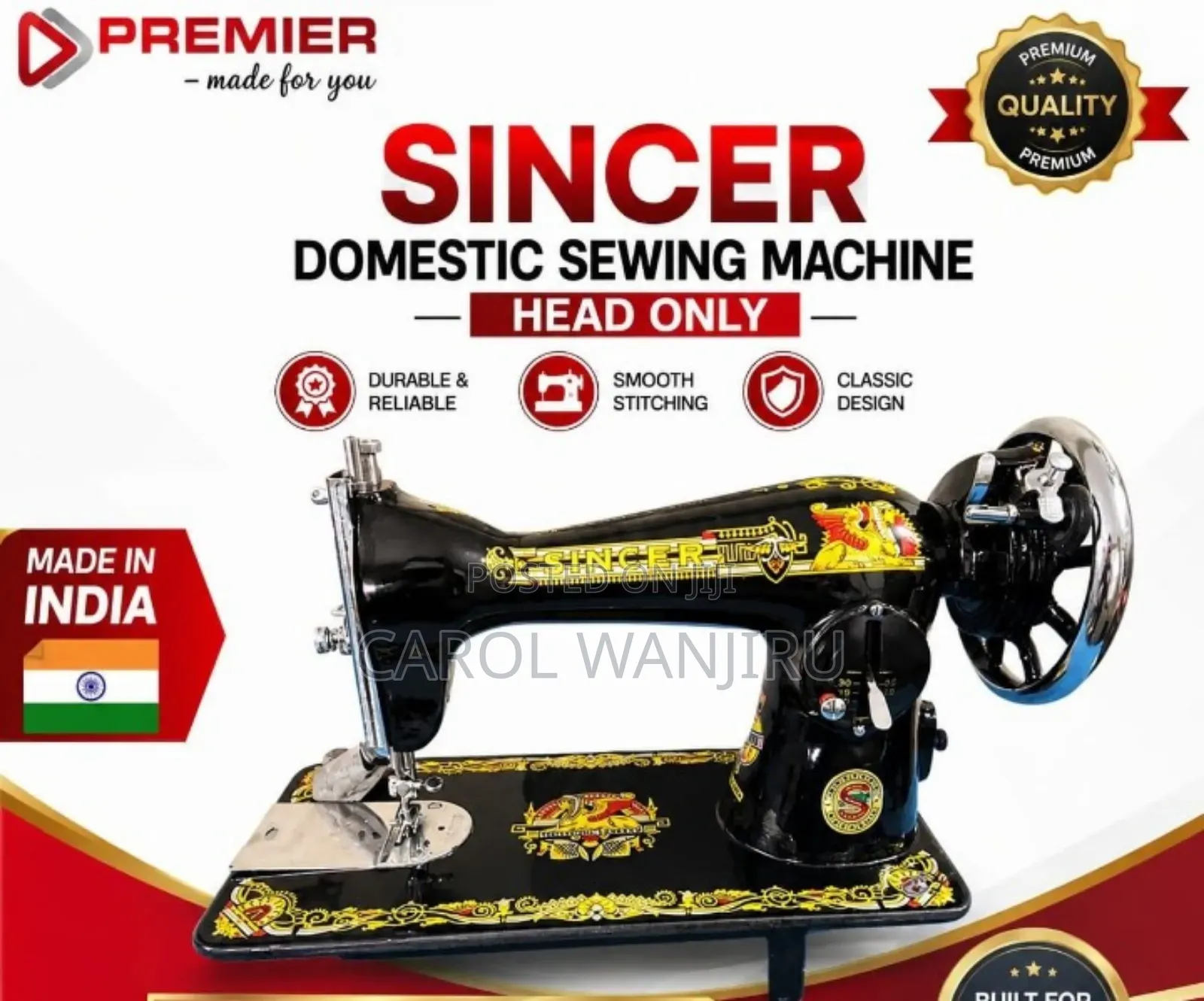 Sincer Domestic Sewing Machine Head Only/Sincer Head Only Machine