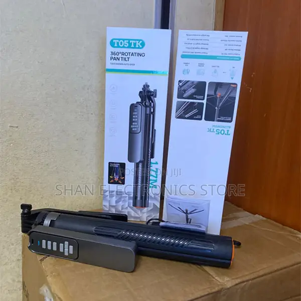 Ultra-Long Extension T05 Tk 360° Rotating Pan Tilt Selfie Stick