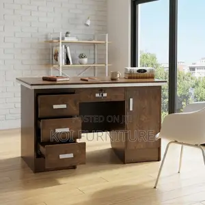 Office Desk; 1.2 Meters Brown Imported Office Study Desk