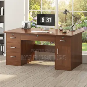 Office Desk; 1.2 Meters Brown Imported Office Study Desk