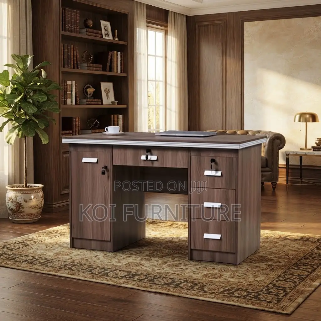 Office Desk; 1.2 Meters Brown Imported Office Study Desk