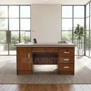 Office Desk; 1.2 Meters Brown Imported Office Study Desk