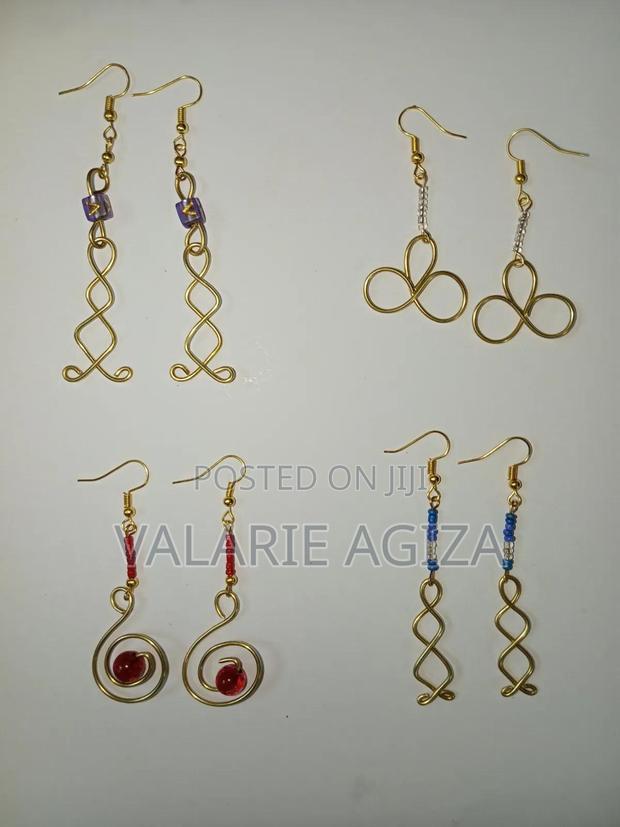 Brass Earrings - thumbnail 2