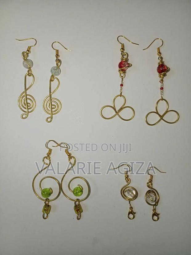 Brass Earrings - thumbnail 3
